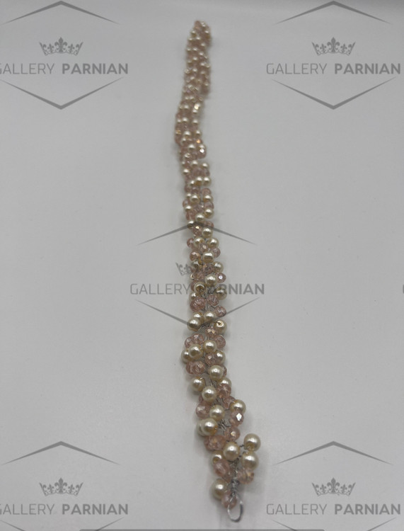 ریسه ی مو مروارید کریستالی