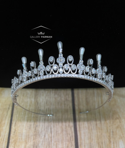 تاج عروس مرواریدی