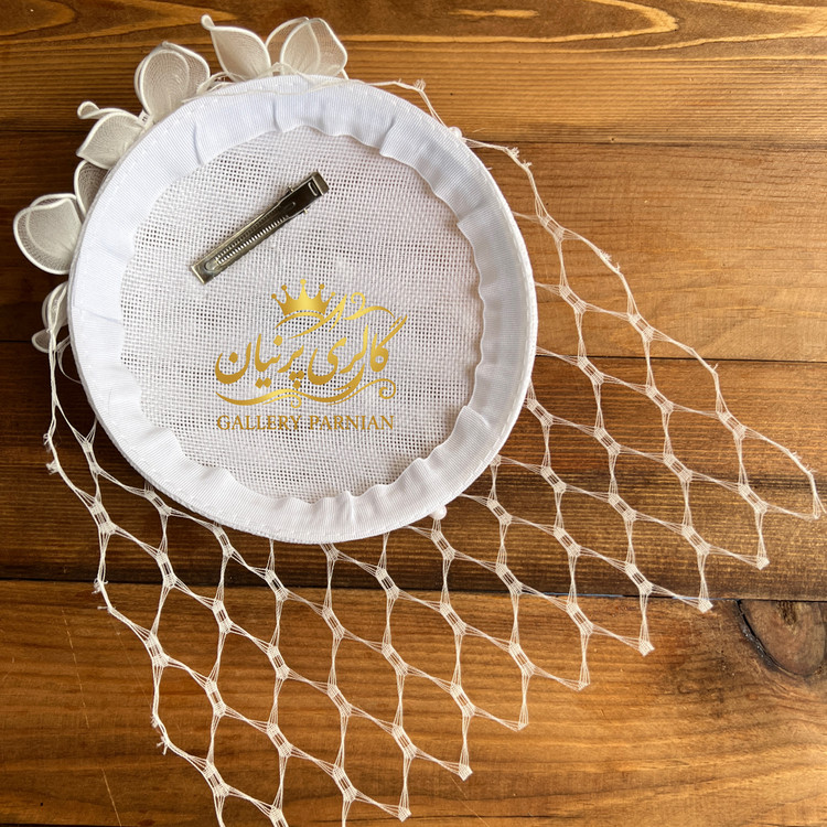کلاه فرانسوی عروس کد k۲۷