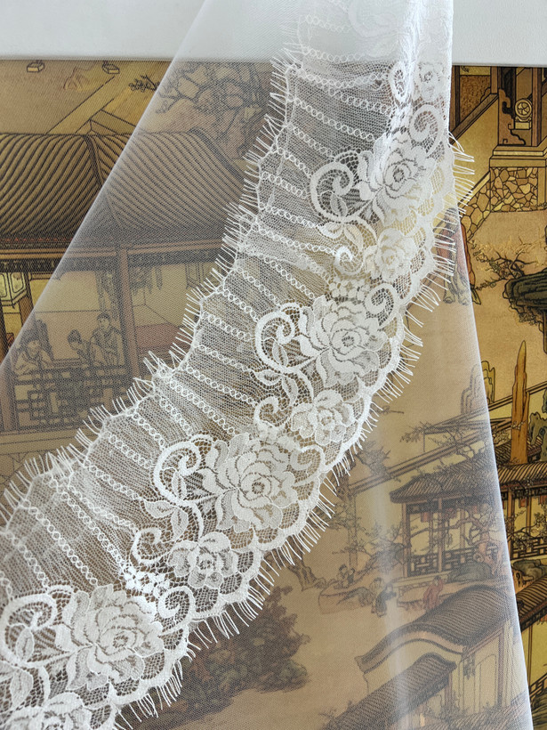 تور سر عروس مژه ای کد ۱۰۹۶
